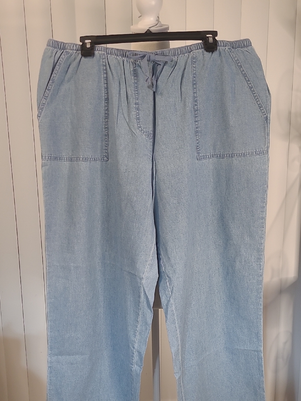 L.L.Bean Classic Fit Light Blue Denim Pants